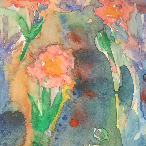 Lovely Star Print Original Artwork / Painting - Picture 6 of 6